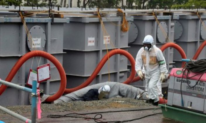 Waste water tanks at Fukushima Dai-ichi Nuclear Power Plant (AFP)