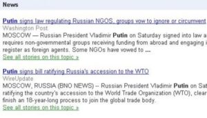 Russia’s WTO-NGO Nexus