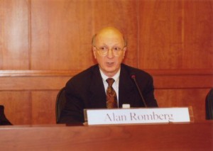 Stimson Center Distinguished Fellow Alan Romberg