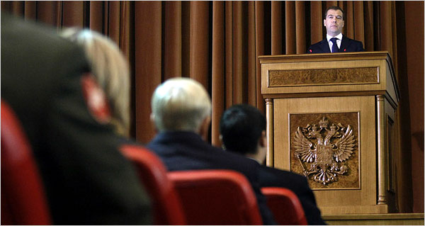 Russian President Dmitri Medvedev