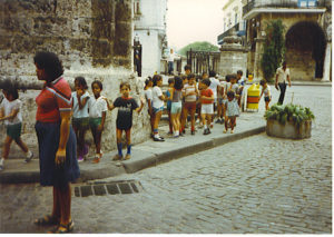 A discussion with one Cuban official