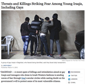 “Emo” Eradication in Iraq