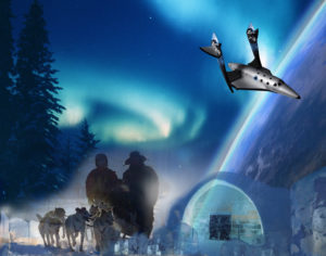 From one frontier to the next: the Arctic and space