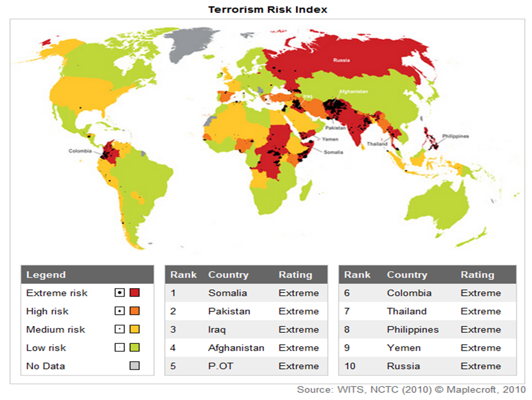 Review of Maplecroft's “Terrorism Risk Index 2011”