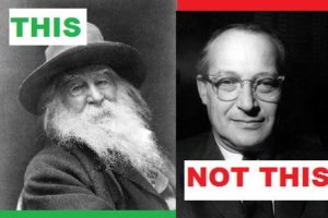 More Walt Whitman; Less Walt Whitman Rostow!