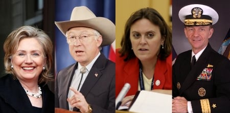 (L-R) Clinton, Salazar, Gourley, and Titley
