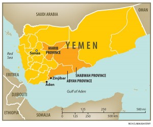 Airstrikes in South Yemen