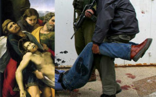 Exploiting Christian Imagery to Denounce Israel during Pope’s Visit